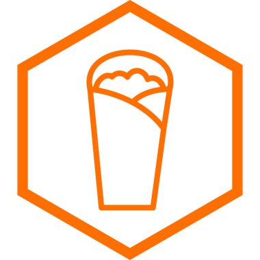 Gıda simgesinin vektör illüstrasyonu