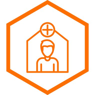 Hastane Simgesi Vektör İllüstrasyonu