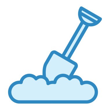 Kürek vektör illüstrasyon tasarımı