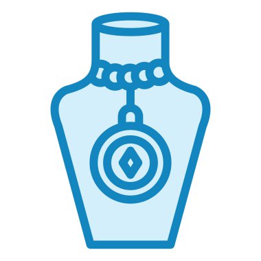 Kolye modern simge vektör illüstrasyonu 