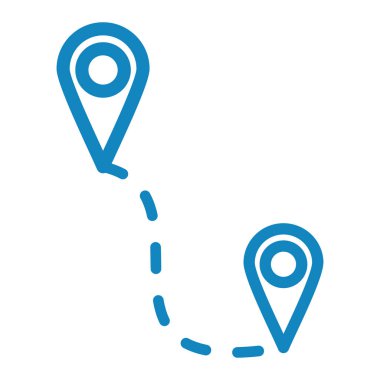 harita pin simgesi vektör illüstrasyon tasarımı