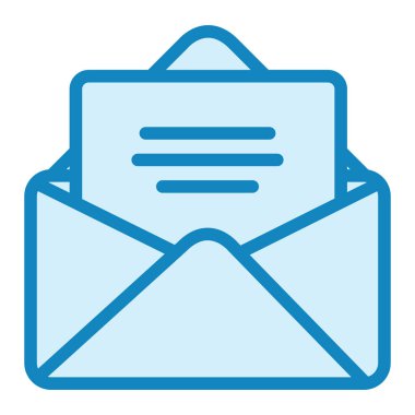 E- posta simgesi vektör illüstrasyonu