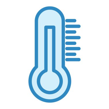 Termometre. Web simgesi basit tasarım