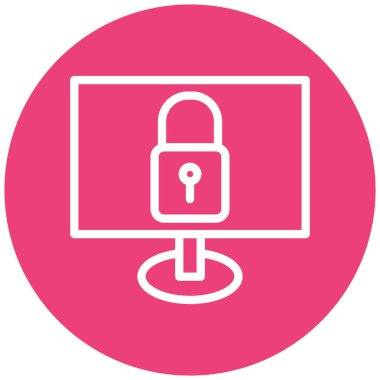 Güvenlik sistemi. Basit resimleme