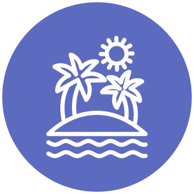 Kumsal. Web simgesi basit illüstrasyon