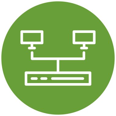 ağ paylaşımı. Basit resimleme