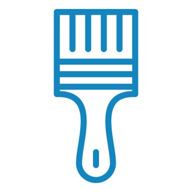 boya fırçası ikonu. vektör illüstrasyonu