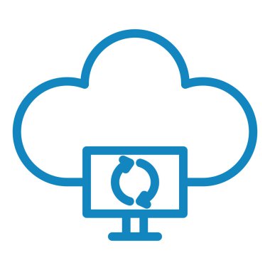 Bulut hesaplama. Web simgesi