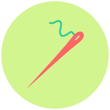 İğneler. Web simgesi basit illüstrasyon