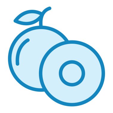 Longan simge vektör illüstrasyonu 