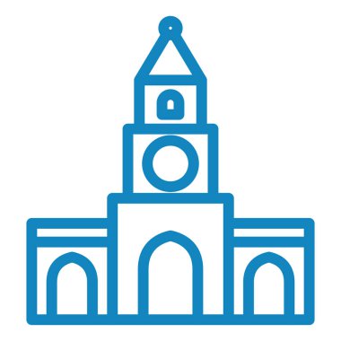 Kiliseye. Web simgesi basit tasarım