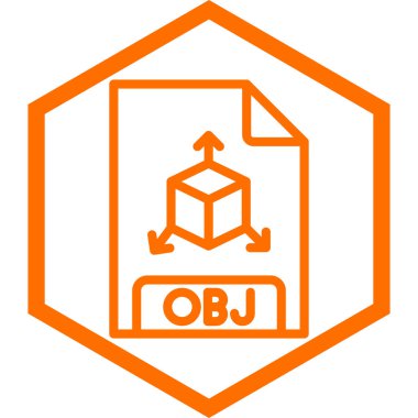 Bir dosya simgesinin vektör illüstrasyonu