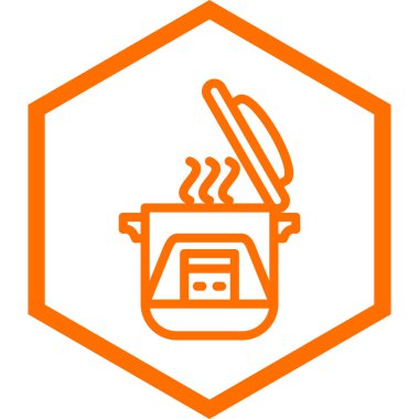 hot dog simgesi vektör illüstrasyonu