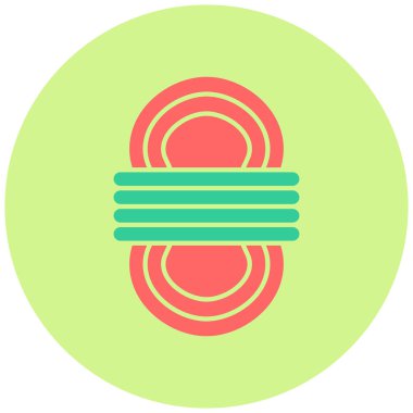 İp simgesinin vektör illüstrasyonu