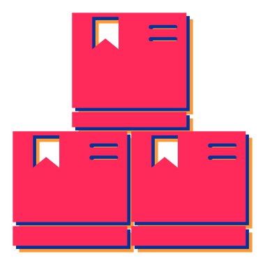 Gıda ve teknoloji ikonunun vektör illüstrasyonu