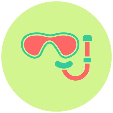 scuba diving mask. web icon