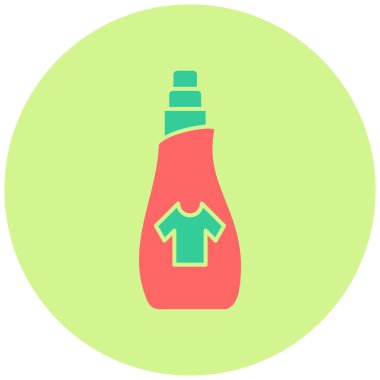 Deterjan. Web simgesi basit illüstrasyon