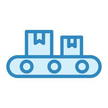 Taşıyıcı. Web simgesi basit illüstrasyon