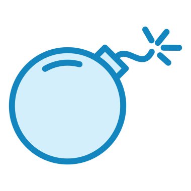 Bomba. Web simgesi basit illüstrasyon