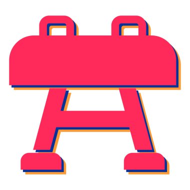 Okul başkanlığı ikonu. Web için ofis vektör simgeleri oluşturma karikatürü çizimi