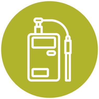 Bir gaz simgesinin vektör illüstrasyonu