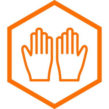 el simgesi vektör illüstrasyonu