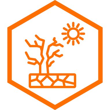 bitki simgesi vektör illüstrasyonu