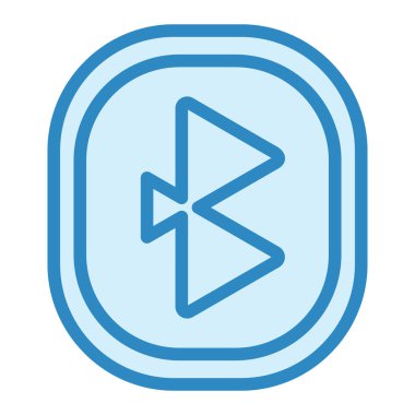 Bluetooth simgesi vektör çizim