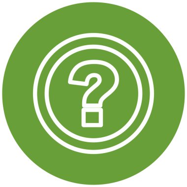 Soru işareti. Web simgesi