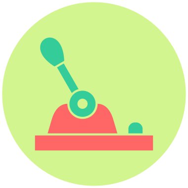 Denetim Kolu simgesinin vektör illüstrasyonu