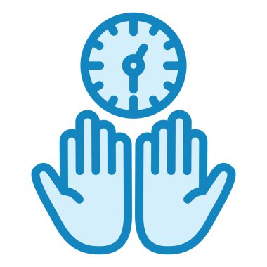 Dua Zamanı Modern ikon vektör çizimi 