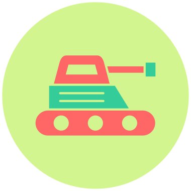 tank. Web simgesi vektörü