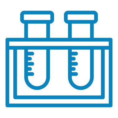 test tüp vektör simgesi