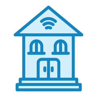 Smart Home simgesinin vektör çizimi