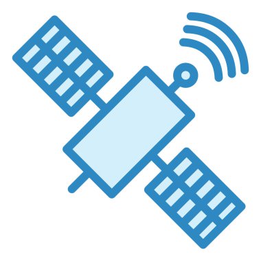 Uydu. Web simgesi basit illüstrasyon