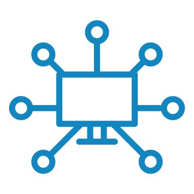 ağ bağlantısı. Basit resimleme