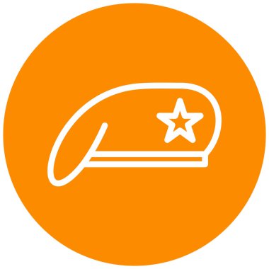 beysbol şapkası simgesi, vektör illüstrasyonu