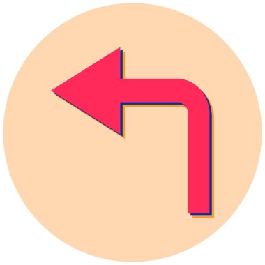 Ok. Web simgesi basit illüstrasyon