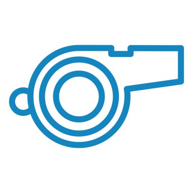 ıslık simgesi vektör illüstrasyonu