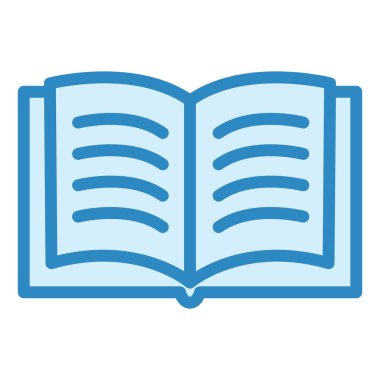 Kitap. Web simgesi basit illüstrasyon