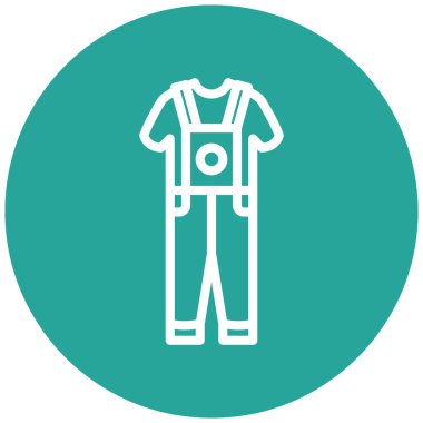 giysi simgesi vektör illüstrasyonu