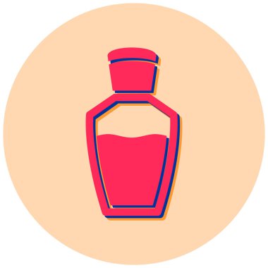 Şişe. Web simgesi basit illüstrasyon