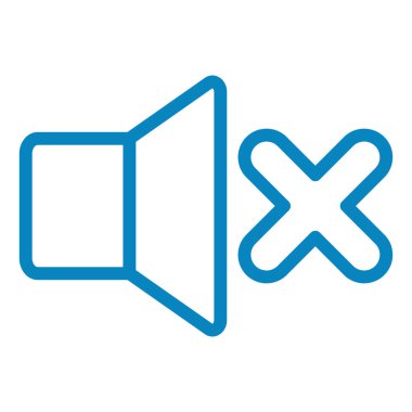 Ses. Web simgesi basit illüstrasyon