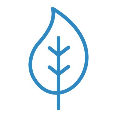 Yaprak. Web simgesi basit illüstrasyon