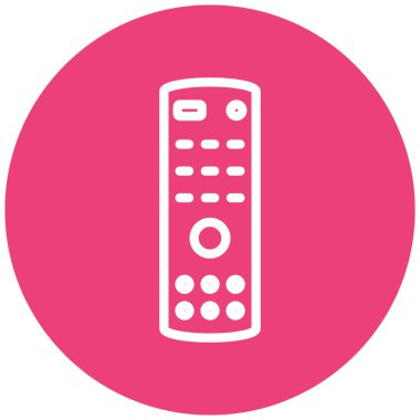 Uzaktan Denetim simgesi, vektör illüstrasyonu