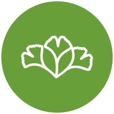 salata modern ikon vektör illüstrasyonu