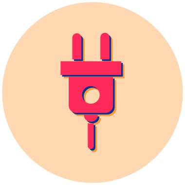 Fiş. Web simgesi basit illüstrasyon