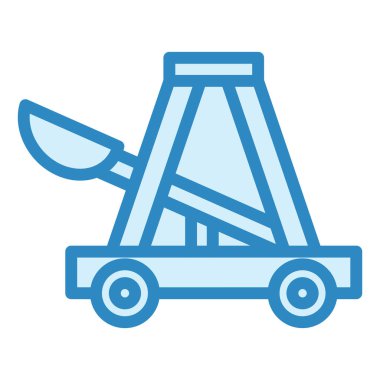 Mancınık. Web simgesi basit illüstrasyon