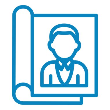 iş adamı simgesi vektör illüstrasyonu