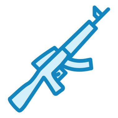 Silah. Web simgesi basit illüstrasyon